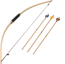 ČistéDřevo Luk i strzały z naturalnego drewna Ręczność