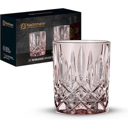 Nachtmann 2-częściowy zestaw szklanek do whisky, różowe szklanki
