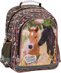 Derform PL15BKO24, Plecak szkolny 15 B Horses 24,