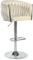 Fertone Stylowy hoker glamour welur ROSA chrom -