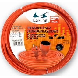 Przedłużacz ogrodowy LS-line POS 40 m 2x1 mm