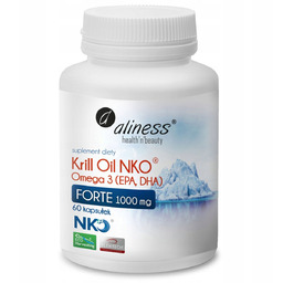 Aliness Krill Oil Omega 3 FORTE 1000 NKO