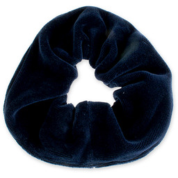 GRANATOWA FROTKA SCRUNCHIE kolor granatowy bawełna koło
