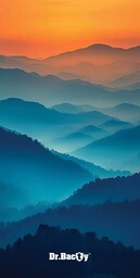 Ręcznik szybkoschnący dwustronny Dr.Bacty 60x130  Moutains