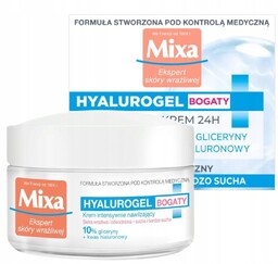 Mixa Hyalurogel Bogaty krem intensywnie nawilżający 50ml