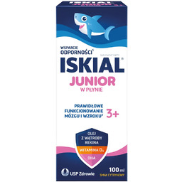 Iskial Junior w płynie, powyżej 3 lat, smak