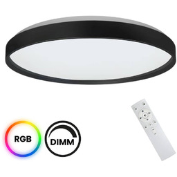 MILAGRO Plafon RINGO ML9965 oprawa w kolorze czarnym