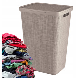 Kosz Na Pranie Pojemnik Brudownik Curver Jute 58L