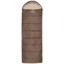 Naturehike Śpiwór Turystyczny Syntetyczny U250S NH20MSD07 190x75cm brązowy
