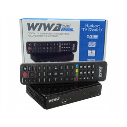 Tuner DVB-T2 Dekoder Tv Naziemnej Wiwa H.265 Lite