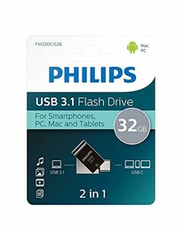 PHILIPS Jednostka flash USB 2 w 1 32