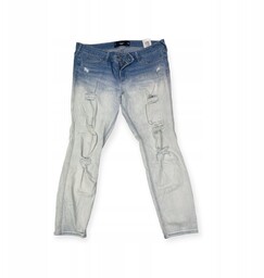 Spodnie 7/8 jeansowe damskie HOLLISTER 11