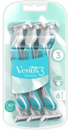Gillette Venus 3 Jednorazowe maszynki do golenia, 6