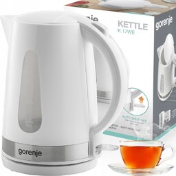 Czajnik Gorenje K17WE 1,7L 2200W Filtr 360° Bezpieczeństwo
