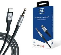 3mk AUX Cable USB-C - Jack 3,5 mm
