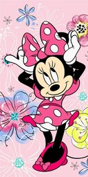 Ręcznik plażowy 70x140 Myszka Mini 0776 Minnie Mouse
