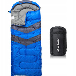 Śpiwór Turystyczny Kempingowy 3-SEZONOWY Mallome 220 x 88,9