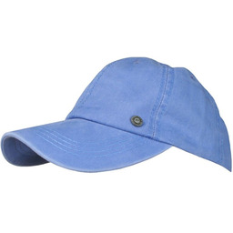 Błękitna Męska Czapka z Daszkiem, Letnia - 100%