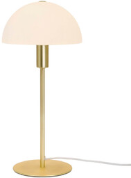 Nordlux Szklana lampka stołowa grzybek Ellen 2112305035 mosiądz