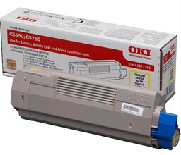 Toner Oki C5650/5750 43872305 żółty (yellow)