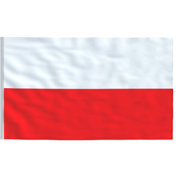 Flaga Polski VIDAXL, różnokolorowa, 90x150 cm