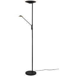 Lampa podłogowa do salonu z lampką do czytania