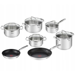 Tefal Duetto+ Max Zestaw Garnki Patelnie Stalowe Indukcja