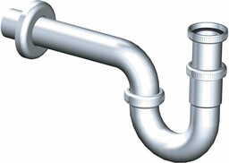 Alcaplast Półsyfon umywalkowy U DN32 z nakrętką 5/4",