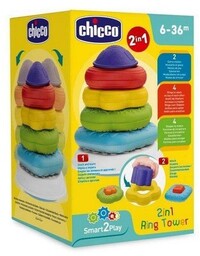 Chicco, Smart2Play, sorter Wieża, 2w1