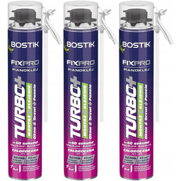 3szt Bostik Pianoklej Fixpro Turbo+ 750ml Szybka Piana