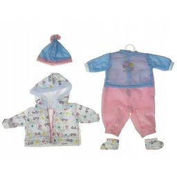 UBRANKO DLA LALKI BOBAS 45CM