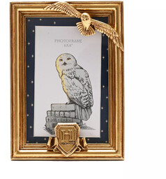 RAMKA NA ZDJĘCIE złota, Harry Potter, sowa Hedwiga,