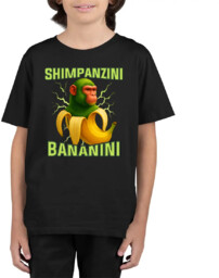 Shimpanzini bananini - Italian Brainrot - dziecięca koszulka