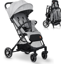 Nukido wózek spacerowy składany lekki spacerówka duże koła