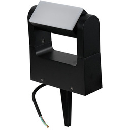 Reflektor ogrodowy LED czarny metalowy regulowany AZ6319