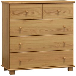 Komoda sosnowa drewniana 5s g42 olcha