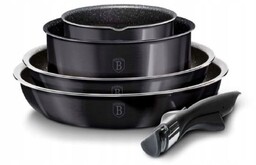 Zestaw garnków Carbon Pro Odpinana Ręczka Berlinger Haus