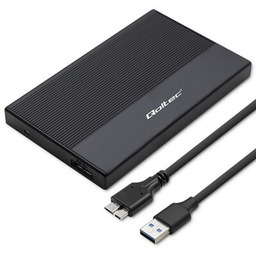 QOLTEC Obudowa dysku 52277 Czarny