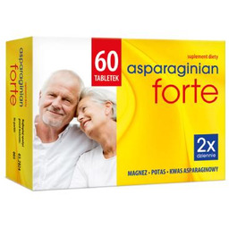 Asparaginian Forte, 60 tabl. -> Odbiór w Żabce!