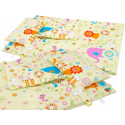 Pościel do przedszkola Bobo 80x220 Zielone Safari