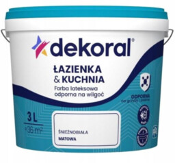 Dekoral Kuchnia&Łazienka Maleinak farba lateksowa odporna na wilgoć