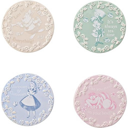 Disney Alicja w Krainie Czarów, zestaw 4 podstawek