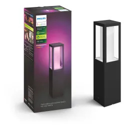 Philips Impress Hue Outdoor Pedestal Light Black 17434/30/P7