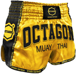 Octagon Spodenki Muay Thai Octagon Gold Edycja 2022