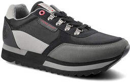 Czarne Sneakersy Cross Jeans Męskie Wygodne Obuwie