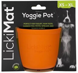 Lickimat Yoggie Pot Pomarańczowy