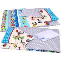 Pościel do przedszkola 80x220 cm 3-el. zapinana pościel
