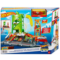 Hot Wheels City. HTN79 Superstacja ładowania. Hot Wheels