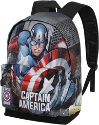 Kapitan Ameryka Defender-Plecak HS FAN 2.0, Wielokolorowy, 30