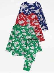 george_98 -104_ bawełniana piżama_ 3 pack_nowa_ dino